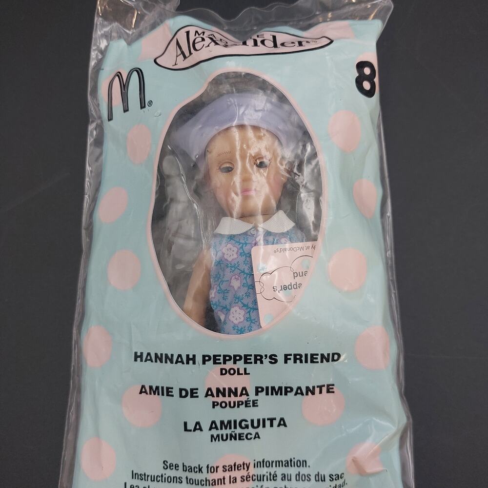 2003 Madame Alexander McDonalds Happy Meal Doll 8 Hannah Peppers Friend NIP New